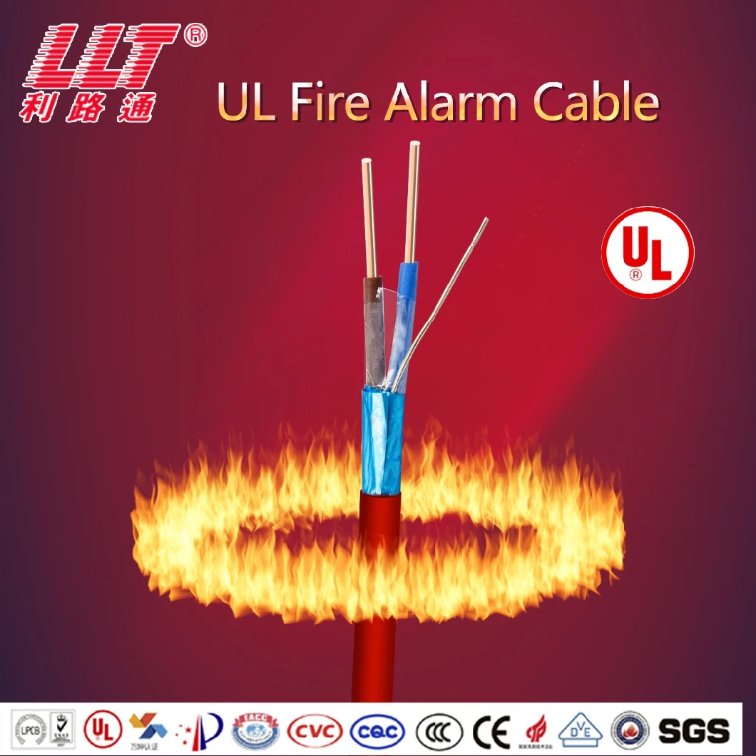 2.5 RM Fire Rated Cable UL Listed Fire Alarm Cable VW-1 Flame Retardant 105&deg; C Fr-PVC Jacket