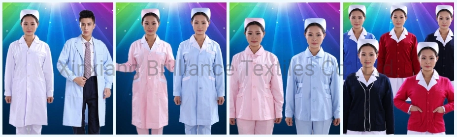 Widely Used Durable Cheap Waterproof Soil Release Lab White Coat