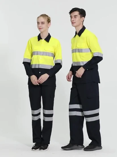 High Visibility Rip-Stop Bib and Brace Safety Overalls