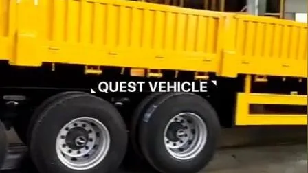 Manufacturer Side Wall Truck Trailer Drop Side Insulated Cargo Trailer