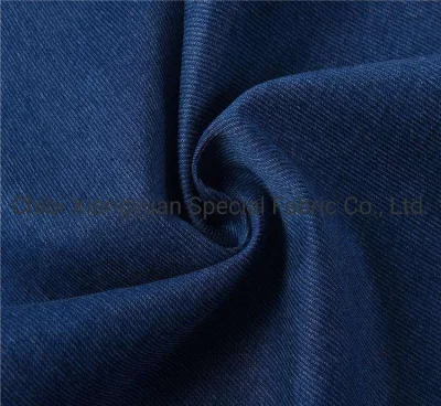 Manufacturer 100% Cotton 10*7 Fr Fabric Denim Fabric Jeans